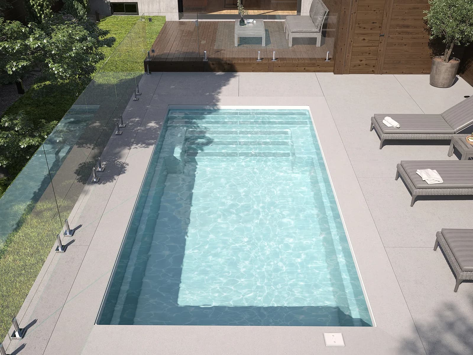 Piscine Mova 12' × 24'
