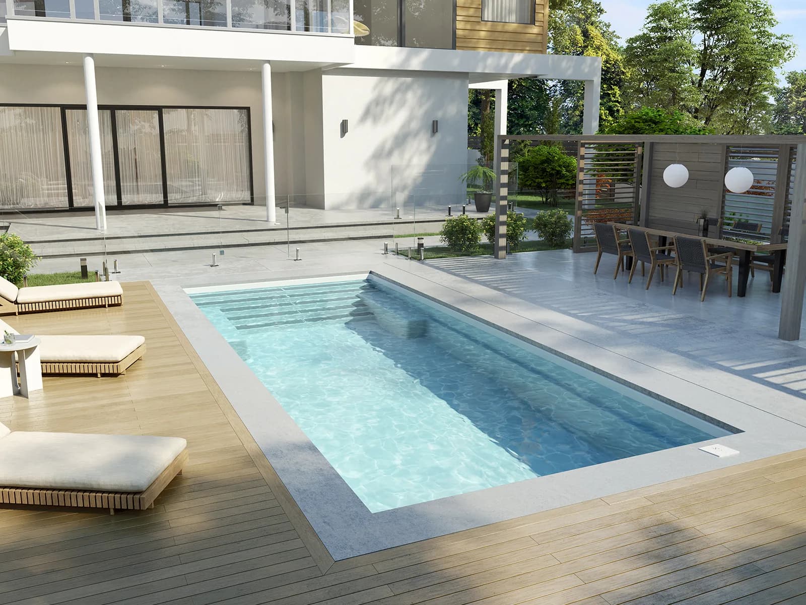 Piscine Mova 12' × 28'