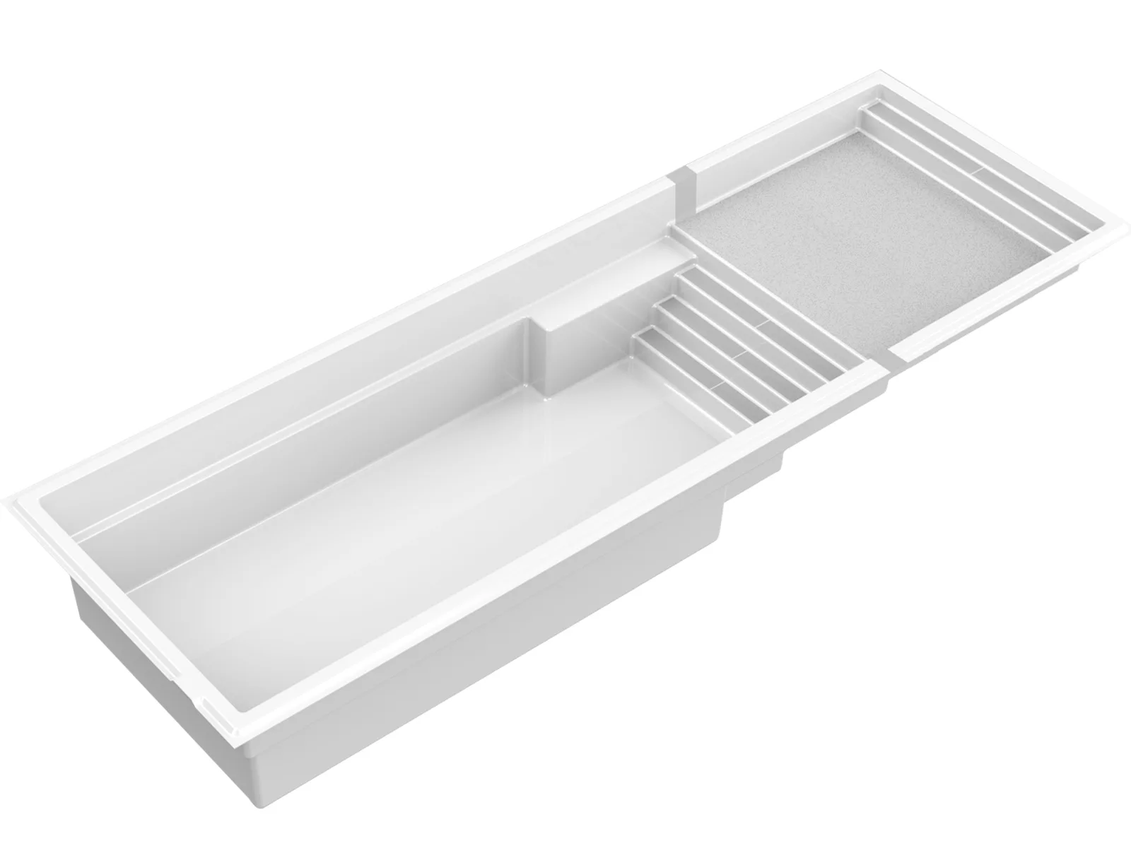 Piscine Mova 12' × 37' avec terrasse